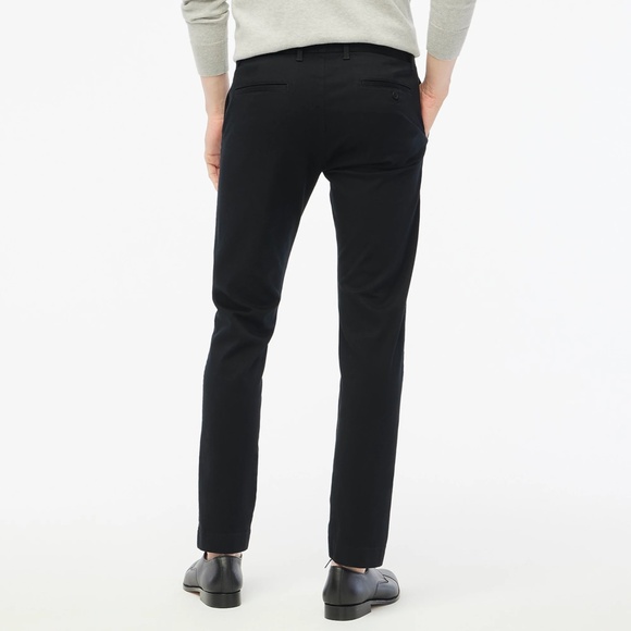 New JCREW Mens 33 / 32 Slim-Fit Flex Chino Pants in Black $79 H3167 - Picture 4 of 8